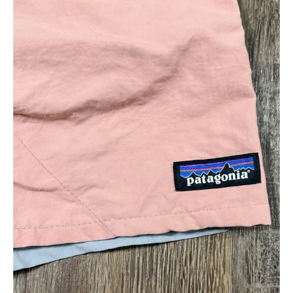 Patagonia Baggies Shorts Mens Medium Harlequin Sunfade Pink Colorblock 5